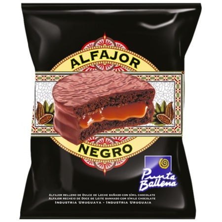 ALFAJOR PUNTA BALLENA NEGRO-CHOCOLATE