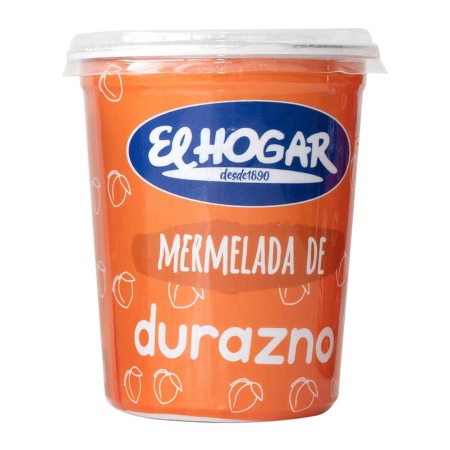 MERMELADA DURAZNO EL HOGAR 500 GR