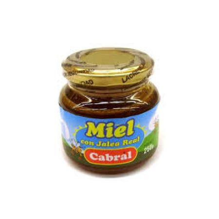MIEL CON JALEA REAL CABRAL 250 GR.
