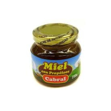 MIEL CON PROPOLEOS CABRAL FRASCO 250 ML