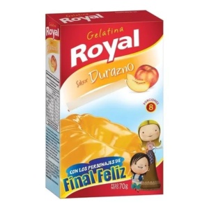 GELATINA ROYAL DOBLE DURAZNO CON VITAMINAS