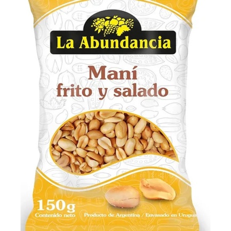 MANI REPELADO TOSTADO SALADO 150 GR