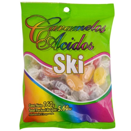 CARAMELOS SKI ACIDOS SURTIDOS 160 GR