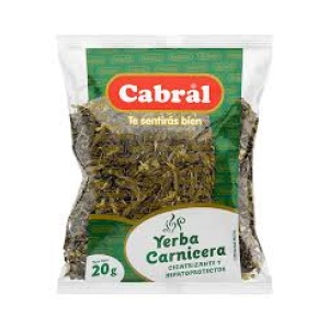 TE CABRAL YERBA CARNICERA BOLSA 20 GR.