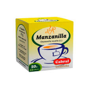 TE CABRAL MANZANILLA CAJA X 10 SOBRES