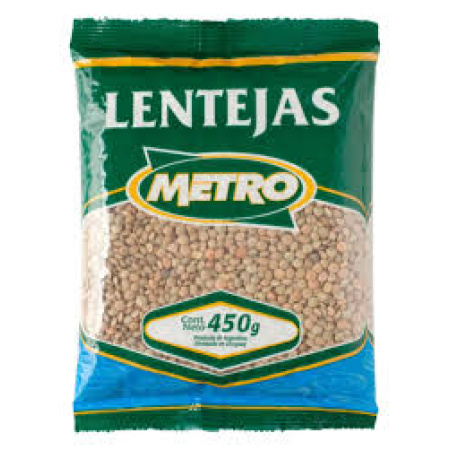 LENTEJONES METRO 450 GR.