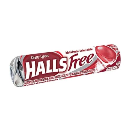 PASTILLAS HALLS FREE CHERRY X 12