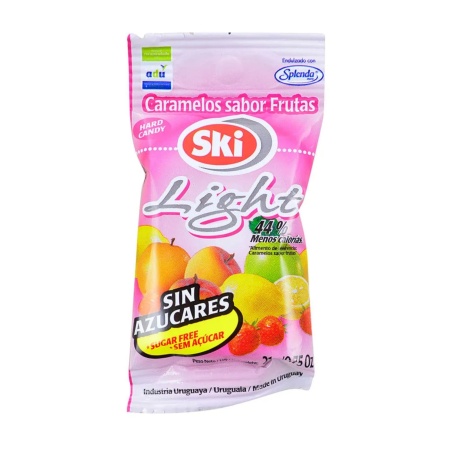 CARAMELOS SKI LIGHT FRUTALES 21 GR