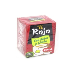 TE CABRAL ROJO CON LIMON X 10 SOBRES