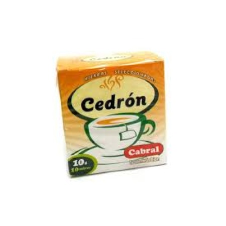 TE CABRAL CEDRON CAJA X 10 SOBRES
