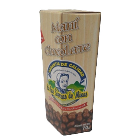 MANI CON CHOCOLATE SIERRA DE MINAS 70 GR.