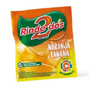 JUGO RINDE DOS NARANJA/BANANA