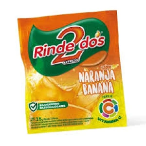 JUGO RINDE DOS NARANJA/BANANA