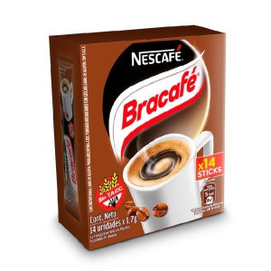 CAFE BRACAFE SOLUBLE X 14 UNID.