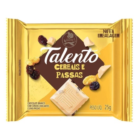 CHOCOLATE MINI TALENTO BLANCO 25 GR