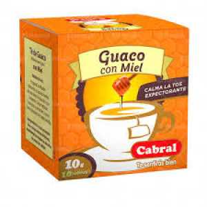 TE CABRAL GUACO CON MIEL CAJA X 10 SOBRES