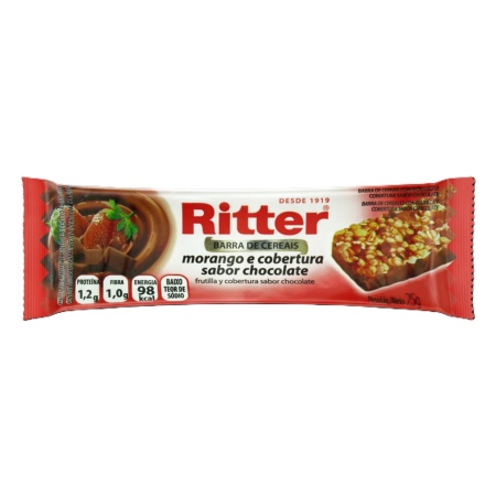 CEREAL RITTER FRUTILLA CON CHOCOLATE 25 GR