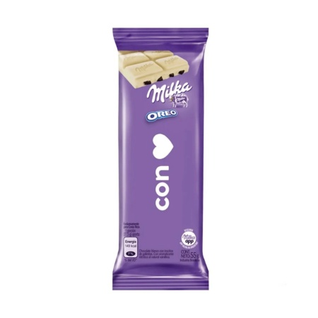 CHOCOLATE MILKA OREO BLANCO 55 GR.