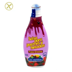 SALSA PARA HELADO LOS NIETITOS FRUTOS SILVESTRES 300 GR