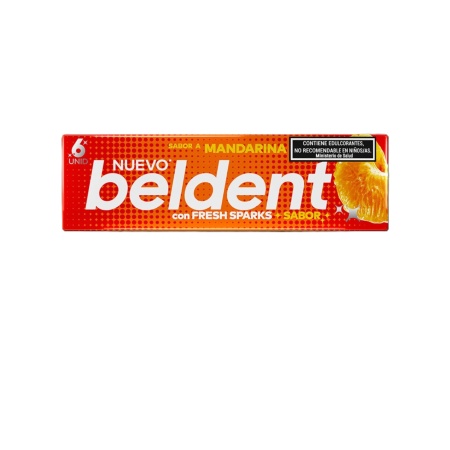GOMA MASCAR BELDENT MANDARINA