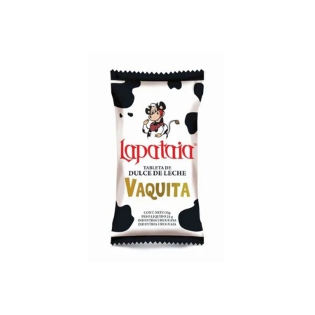 TABLETA DULCE DE LECHE VAQUITA 25 GR
