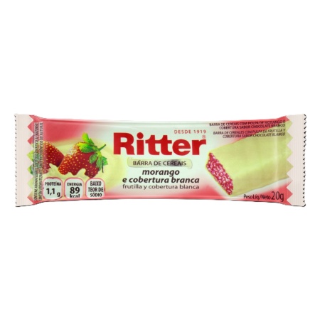 CEREAL RITTER FRUTILLA CON CHOCOLATE BLANCO 25 GR
