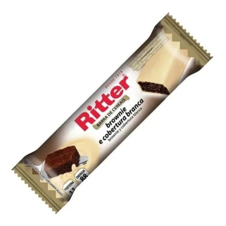 CEREAL RITTER BROWNIE CON CHOCOLATE BLANCO 20 GR