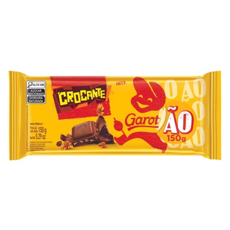 CHOCOLATE GAROTO CROCANTE 150 GR