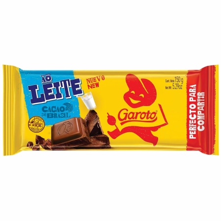 CHOCOLATE GAROTO LECHE 150 GR