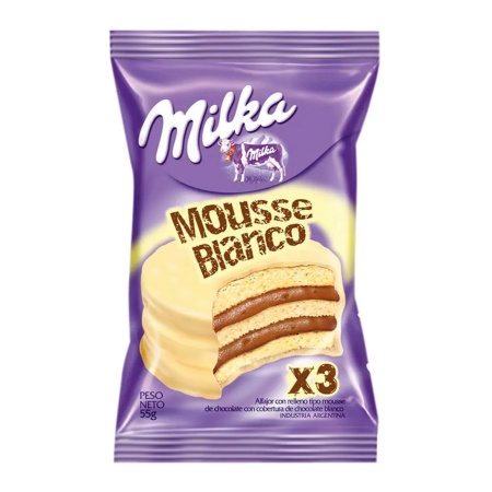 ALFAJOR MILKA MOUSSE BLANCO
