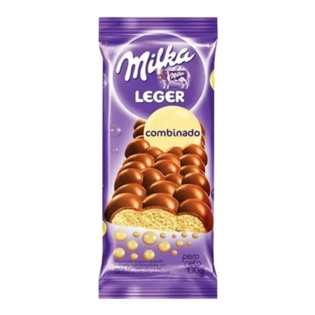 CHOCOLATE MILKA LEGER COMBINADO 100 GR