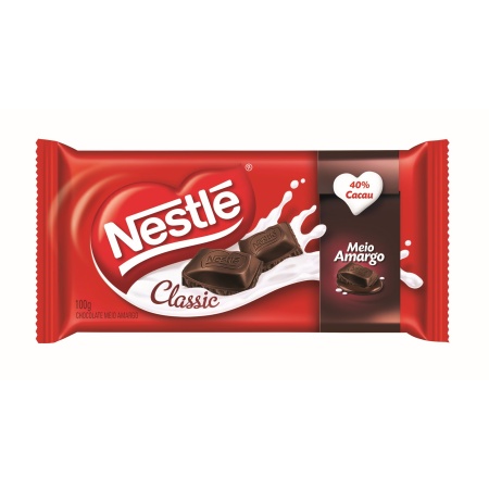 CHOCOLATE NESTLE CLASSIC MEDIO AMARGO 80 GR