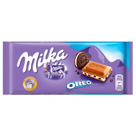 CHOCOLATE MILKA OREO ALEMAN 100 GR.