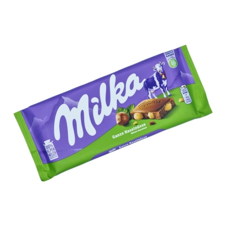 CHOCOLATE MILKA HALZELNUTS 100 GR.