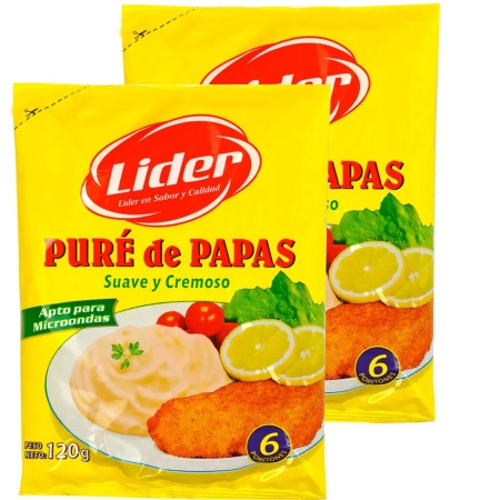 PURE DE PAPAS LIDER X 2
