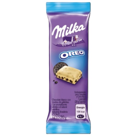 CHOCOLATE MILKA OREO BLANCO 20 GR