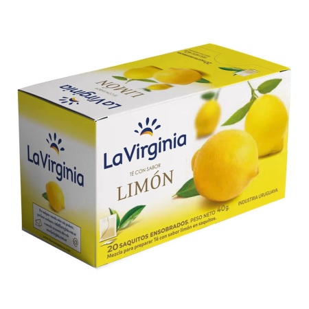 TE LA VIRGINIA CON LIMON Y VITAMINAS X 20 SOBRES