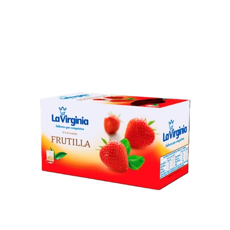 TE LA VIRGINIA CON FRUTILLAS X 20 SOBRES