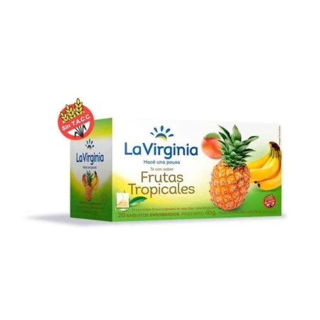 TE LA VIRGINIA FRUTAS TROPICALES X 20 SOBRES