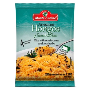 ARROZ CON HONGOS MONTE CUDINE 200 GR.