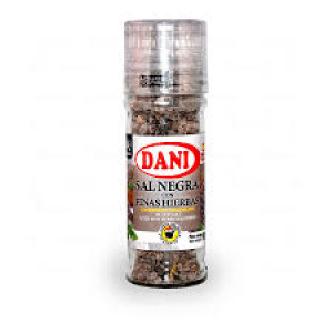 MOLINILLO SAL NEGRA CON FINAS HIERBAS DANI 90 GR.
