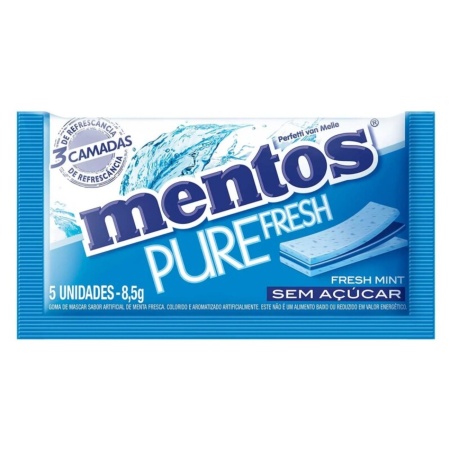 GOMA DE MASCAR MENTOS FRESHMINT X 5