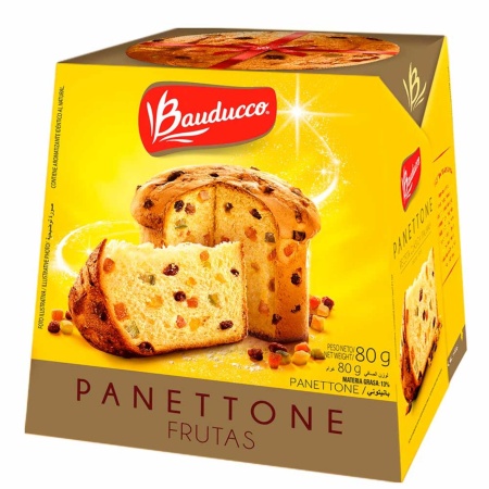 MINI PANETTONE CON FRUTAS BAUDUCCO 80 GR.