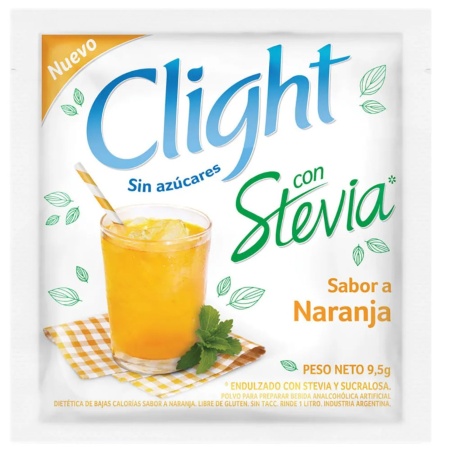 JUGO CLIGHT STEVIA NARANJA