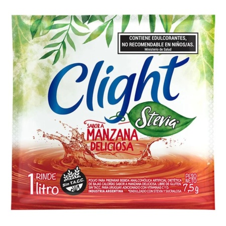 JUGO CLIGHT STEVIA MANZANA DELICIOSA
