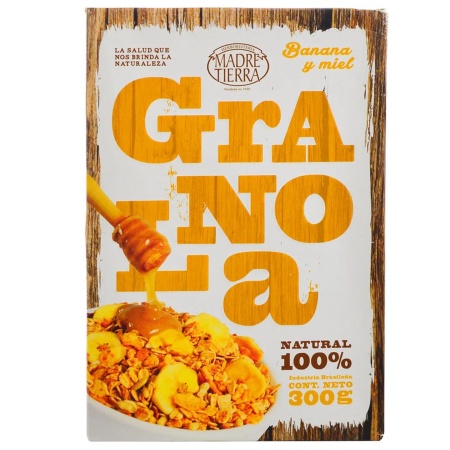 CEREAL GRANOLA CON BANANA MADRE TIERRA