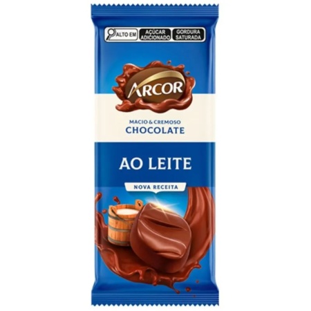 CHOCOLATE ARCOR LECHE 80 GR.