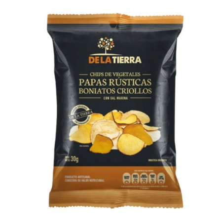 PAPAS RUSTICAS Y BONIATOS.CON SAL DE TIERRA 120 GR