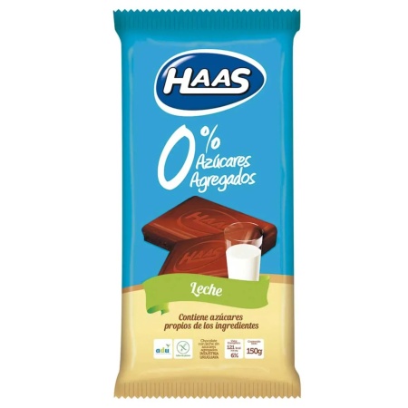 CHOCOLATE HAAS 0% LECHE 150 GR.