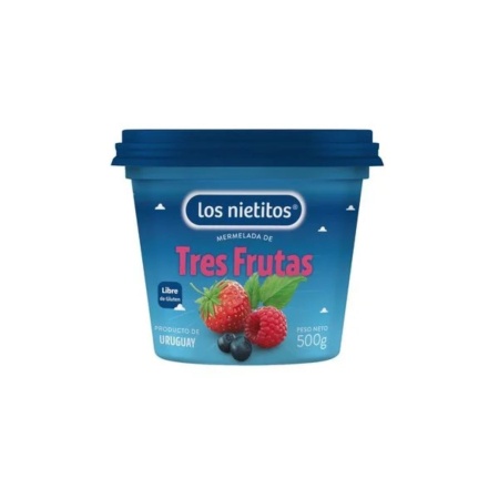 MERMELADA 3 FRUTAS LOS NIETITOS 500 GR